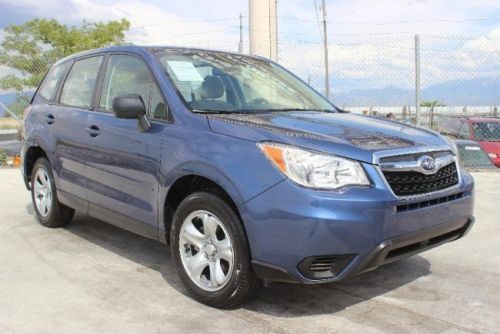 2014 subaru forester 2.5i damaged repairable fixer salvage runs! cooling good!