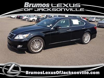 2012 lexus ls 460..black/topaz beige interior..comfort pkg w/sport..certified