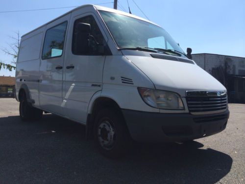 Dodge sprinter 3500 dual tires heavy duty cargo van!!! rare!!! one owner!!!