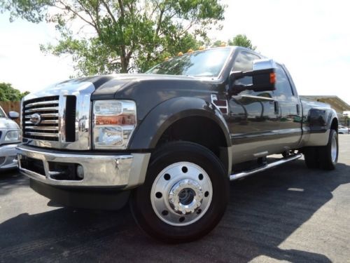 Lariat-4x4 off road-drw-htd pwr lthr-sunroof-backup cam-loaded-crewcab-f450-nice