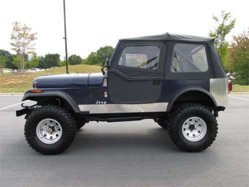 1983 jeep cj-7 cj7 lift kit new tires new bestop soft top new seats 304 v8 nice