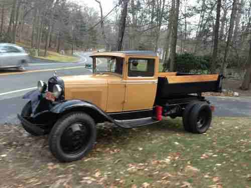 1931 ford model aa dump truck