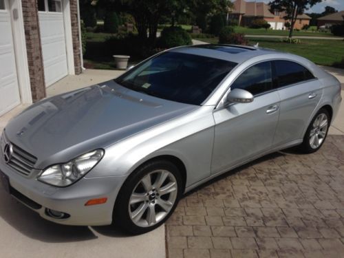 2008 cls500  silver on black