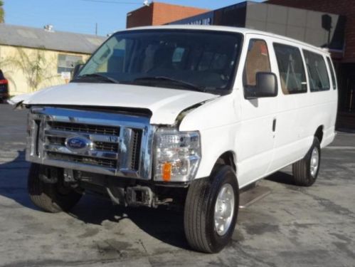 2012 ford e-series van e-350 xl super duty damaged repairable salvage runs! l@@k