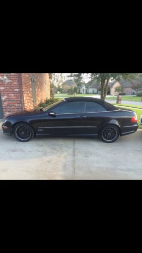 2004 clk 500 mercedes benz clk-class black convertible designo edition