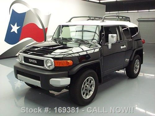 2013 toyota fj cruiser 4x4 auto rear cam roof rack 17k texas direct auto