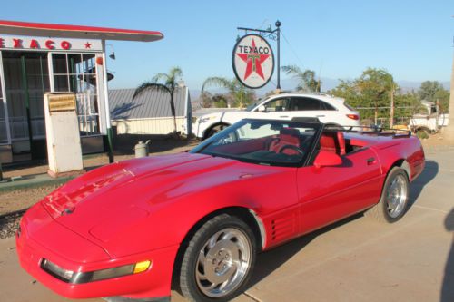 1992 chevrolet corvette convertible, lt1, 6 speed