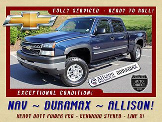 Exceptional-duramax diesel-allison-navigation-kenwood-iphone-line x bedliner!