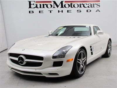 Used sls gullwing white financing dealer amg benz carbon fiber bang olufsen 11