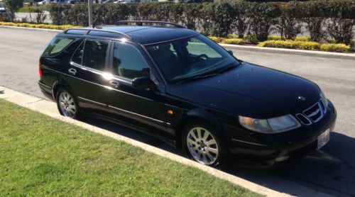 2002 saab 9-5 turbo wagon black, good condition,