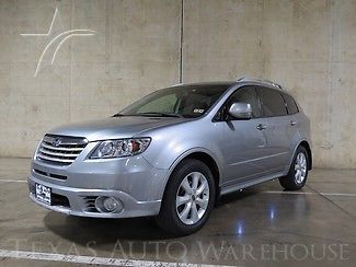 2010 subaru tribeca silver 3.6r touring awd 1 owner suv 3rd row sunroof tx car