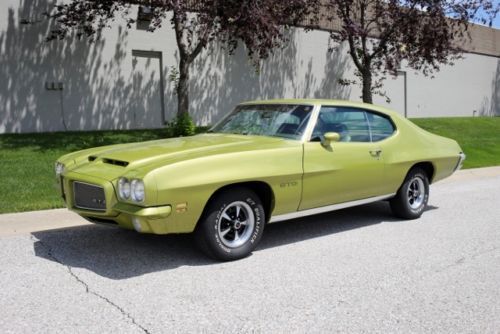 1971 pontiac gto-survivor quality-all original-34k actual miles! a real beauty!