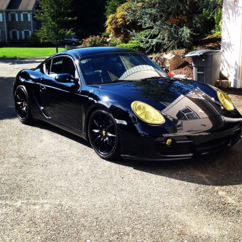 2008 porsche cayman  unique pristine exotic  blk on blk rare exhaust 30k service