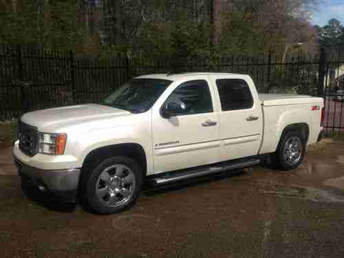 2009 GMC Sierra 1500 SLT crew cab Z71 white diamond edition, loaded, 2x4, US $25,900.00, image 2