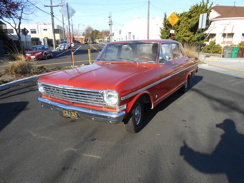 1962 chevrolet nova 4 door sedan california classic 1 owner since 1973