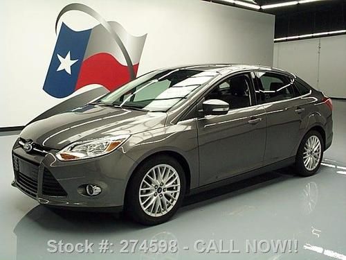 2012 ford focus sel leather sunroof alloy wheels 32k mi texas direct auto