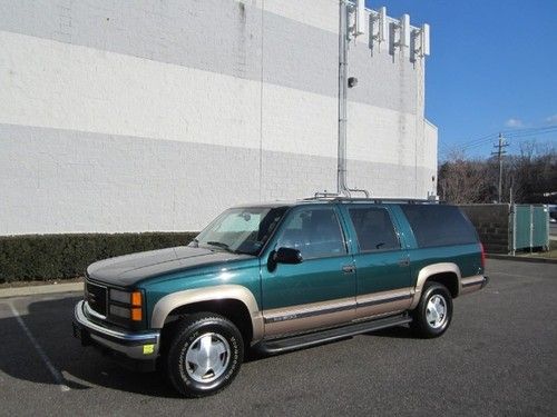 Slt lt suburban 4x4 third row seat 8 passenger leather