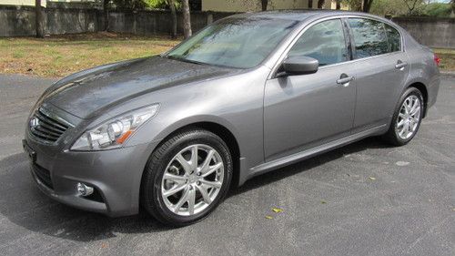 2012 infiniti g37xs  g37 xs  s  awd  9k miles journey sport bose navi no reserve