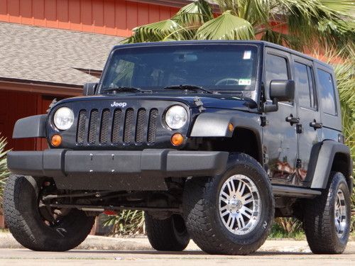 2007 wrangler unlimited x~4door~4wd~hard top~6 spped~lifted~offroad tires~xclean