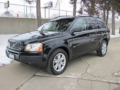 2005 volvo xc90 roof leather black/black 3rd row carfax we finance