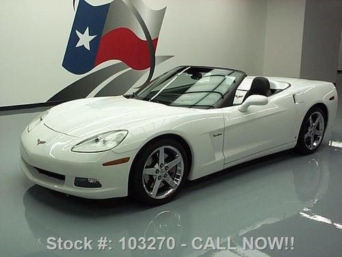 2007 chevy corvette convertible lt3 z51 nav hud 52k mi texas direct auto