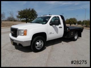 3500 duramax diesel 9' cm flatbed dually rki tool boxes 4x4 - we finance!