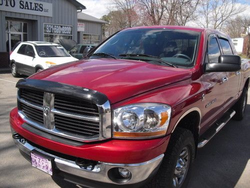 2006 dodge 3500 one-ton 4x4 mega cab cummins diesel 5.9 turbo no reserve