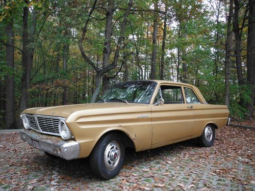 1965 ford falcon futura 2 door  6cyl 200 classic original gold