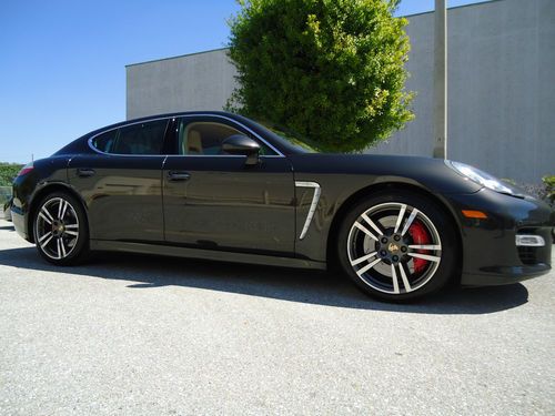 2011 porsche panamera turbo hatchback 4-door 4.8l loaded! 170k new! m5 s63 amg