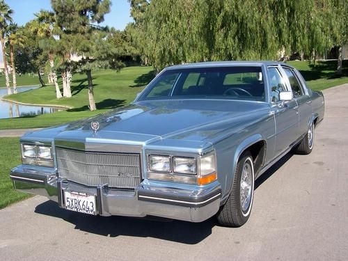 1985 cadillac fleetwood brougham,  asc installed moonroof 24k original miles