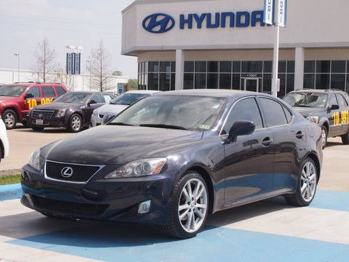 2008 lexus is250 manual sedan leather roof alloys low miles 1-owner we finance
