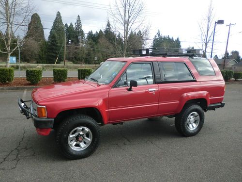 1985 toyota 4runner 4x4 - straight axle 5-speed -  turbo 22re - rare !