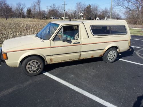 1981 vw rabbit pickup truck 1.6 diesel n/a