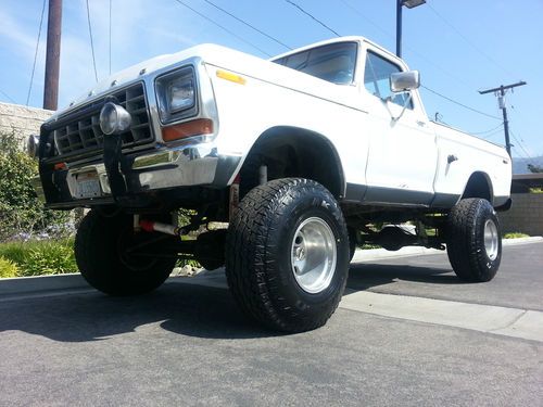 1978 ford f150 ranger short bed 4x4 6-inch lift 400 v8 automatic a/c 4wd 78