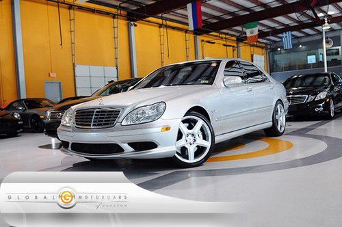 06 mercedes s65 amg auto bose nav pdc vent seats roof pwr trnk shades only 51k