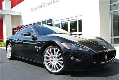 2009 maserati gt s - formula 1 transmission - black/red - loaded - 14k low miles