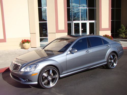 2007 mercedes-benz s550 sport, 60k mi, 22" custom rims, don't miss!