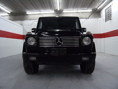 2003 mercedes benz g500 in black with leather nav 4wd g wagon clean 5.0l v8