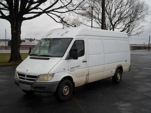 2005 dodge sprinter cargo van! diesel! bank repo! absolute auction! no reserve!