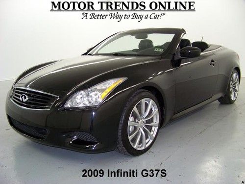 Sport convertible g37 g37s navigation rearcam bose htd seats 2009 infiniti 22k