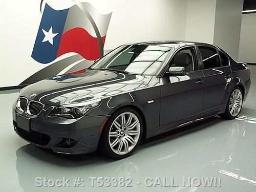 2008 bmw 550i sport sunroof nav park assist 19's 44k mi texas direct auto