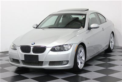 335i coupe certified cpo warranty 18s 300hp silver logic 7 ipod xenons premium