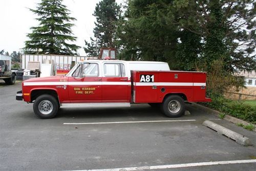 1986 chevrolet c30 pickup 1 ton fleetside crew cab