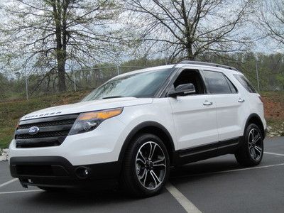 Ford explorer 2013 sport edition 3.5 ecoboost 4wd loaded nav roof dvd hot color