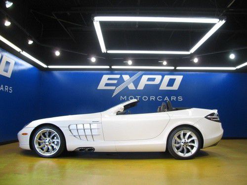 Mercedes-benz slr mclaren roadster mb factory custom paint $534kmsrp!