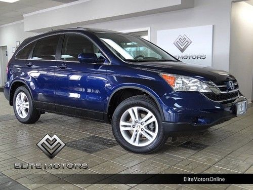 2010 honda cr-v awd ex-l htd sts moonroof alloys 6~disc cd changer 1~owner trade