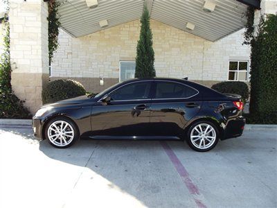 Low miles 4 dr sedan gasoline 2.5l v6 sfi dohc 24v obsidian lexus is 250