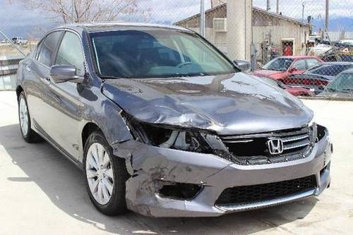 2013 honda accord sdn salvage repairable rebuilder only 4k miles runs!!!