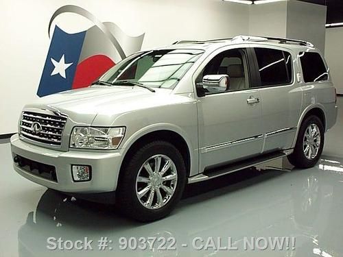 2008 infiniti qx56 sunroof nav rear cam 20" wheels 45k texas direct auto