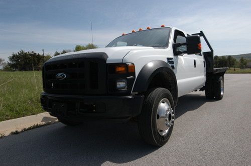 2008 ford f450 crew cab flat bed 4wd